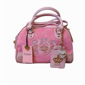 NWT Juicy Couture Juicy Lovers Bowler Purse Pink
